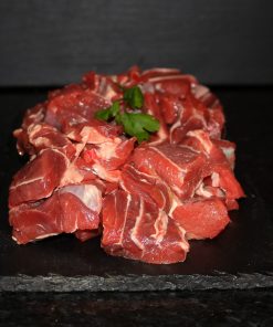 Diced steak